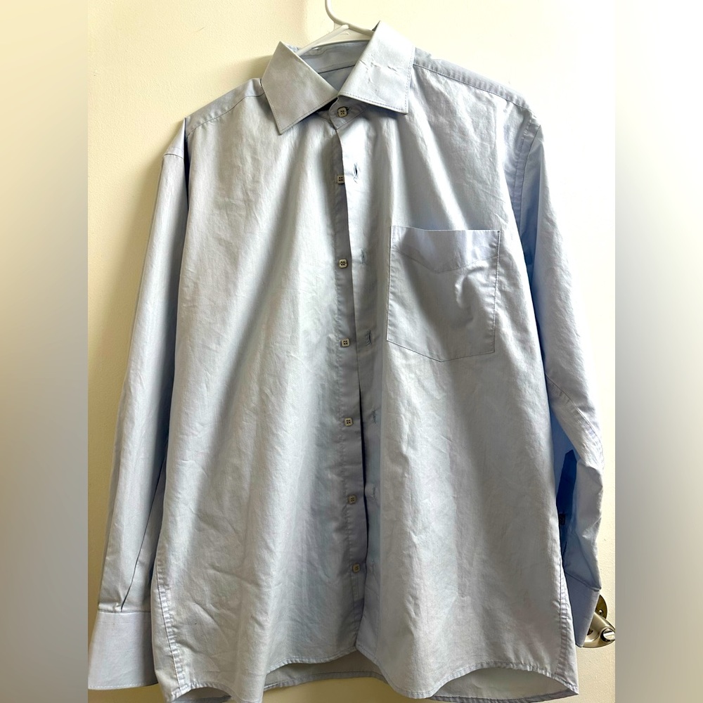 M&M light blue men’s shirt